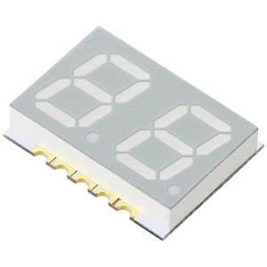 TRU COMPONENTS SMD-LED Rood 9 mcd Display met twee cijfers