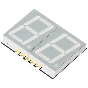 TRU COMPONENTS SMD-LED Rood 13 mcd Display met twee cijfers