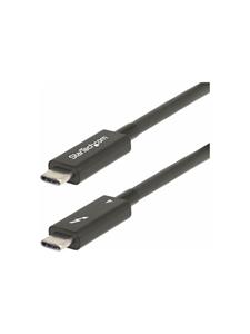 Startech .com A40G2MB-TB4-CABLE Thunderbolt-kabel 2 m 40 Gbit/s Zwart