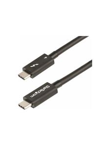 Startech .com TBLT4MM1M Thunderbolt-kabel 1 m 40 Gbit/s Zwart