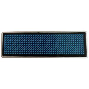 noname LED-Namensschild Blau 44 x 11 Pixel (B x H x T) 93 x 30 x 6mm 125909