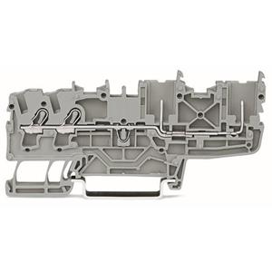 WAGO 2022-1404/999-953 Mini-Doppelstock-Basisklemme 5.20mm Push-In-Klemme Blau 50St.