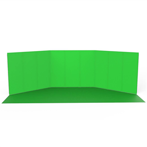 StudioKing Panoramische Achtergrond Green Screen FSF-240900PT 240x900cm