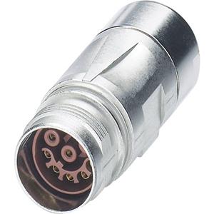 phoenixcontact Phoenix Contact M17 Compact Kupplungssteckverbinder 1618757 ST-17S1N8A9K03S Silber Inhalt: 1St.