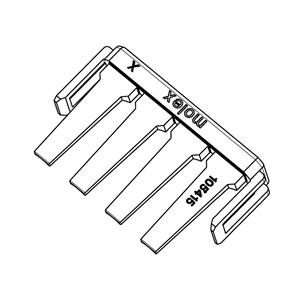 Molex 1054150006 TPA with PBT 1054150006  Inhoud: 1 stuk(s)