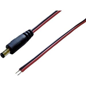 bklelectronic BKL Electronic 075900-750 DC-Steckverbinder DC-Hohlstecker - verzinnt 5.5mm 2.1mm 0.75m 1 St. Single