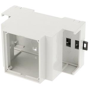 hammondelectronics Hammond Electronics 1597DIN3MH53 DIN-rail-behuizing Open 90 x 58 x 53 PPO Lichtgrijs 1 stuk(s)