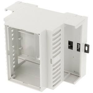 hammondelectronics Hammond Electronics 1597DIN4MH53V DIN-rail-behuizing Open 90 x 58 x 71 PPO Lichtgrijs 1 stuk(s)