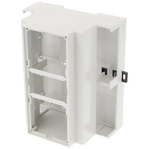 hammondelectronics Hammond Electronics 1597DIN6MDH53 DIN-rail-behuizing Open 90 x 58 x 106 PPO Lichtgrijs 1 stuk(s)