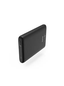 Hama PowerPack SLIM5-HD,5000mAh Powerbank Zwart