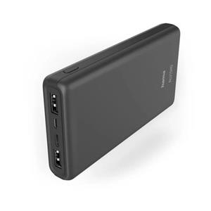 Hama ALU15HD USB-C Powerbank 15000mAh - 2 x USB-A / 1 x USB-C - Antraciet