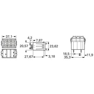 Bourns 3683S-1-103L Cermet-Potentiometer 2W 10kΩ