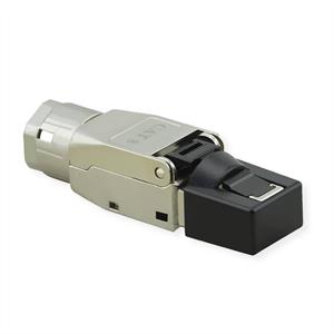 Value 21991804 Feldkonfektionierbarer RJ-45-Stecker Kat.8 (Class I) 21991804 Silber 1St.