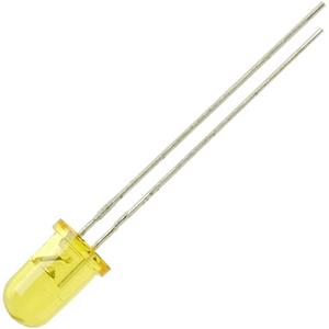 Kingbright LED bedrahtet Gelb Rund 5mm 2000 mcd 20° 30mA 2V