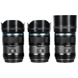 Sirui Sniper 23+33+56mm f/1.2 APS-C AF Lens Kit Z-Mount Zwart