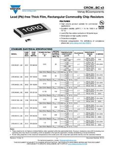 Vishay CRCW0201100RFKTDBC Dickschicht-Widerstand 100Ω SMD 0201 0.05W 1% Tape