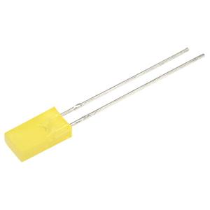 Kingbright Bedrade LED Geel Rechthoekig 8 mcd 110 ° 30 mA 2.1 V