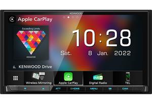 Kenwood DMX 8021DABS- 2DIN 7,0 Inch Multimedia radio Wireles Carplay/Android Auto