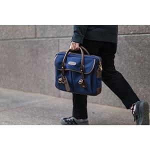 Billingham Thomas Brief Case - Black Fibrenyte/Tan