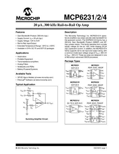 microchiptechnology Microchip Technology MCP6232-E/P Linear IC - Operationsverstärker Verstärker PDIP-8 Tube