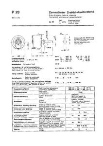 Vishay P20 50 220R 10% AEY 30W 0.22kΩ 1St.