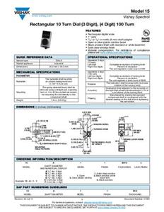 Vishay 15A11B10 Encoder 1St.