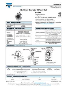 Vishay 21A11B10 Encoder 1St.