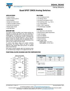 Vishay DG444DY-E3 SMD Tube