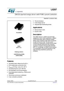 STMicroelectronics L6207PD SMD 1St.