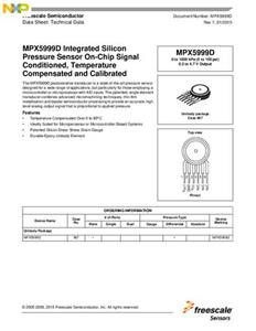 nxpsemiconductors NXP Semiconductors MPX5999D Drucksensor 1 St. 0 kPa bis 1000 kPa THT Tray