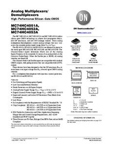 ON Semiconductor MC74HC4051ADR2G SMD 1 stuk(s)