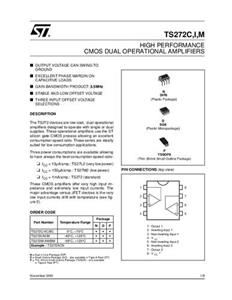 STMicroelectronics TS272CDT SMD 1 stuk(s)