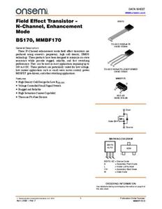 onsemiconductor ON Semiconductor BS170-D26Z MOSFET 1 N-Kanal TO-92 Tape on Full reel