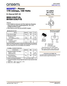 ON Semiconductor BSS123LT1G MOSFET 1 N-kanaal SOT-23 Tape on Full reel