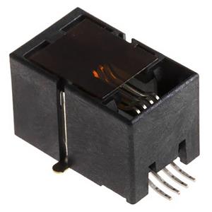 Molex Cat 3 Mod Jack/Plug 855025008 Bus Zwart 1 stuk(s)