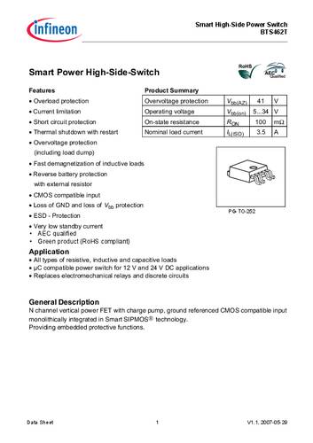 infineontechnologies Infineon Technologies BTS462TATMA1