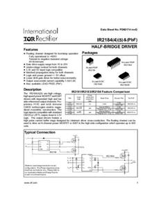 infineontechnologies Infineon Technologies IR2184SPBF 1St.