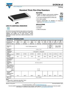 Vishay CRCW060347K0FKEA Dickschicht-Widerstand 47kΩ SMD 0603 0.1W 1% Tape