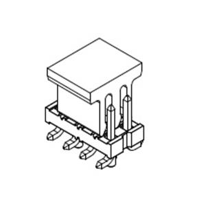 Molex Male header (standaard) Aantal rijen: 2 877591274 1 stuk(s) Tape on Full reel