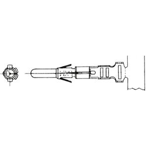 Molex 0.062 Diameter 08700002  Inhoud: 1 stuk(s)