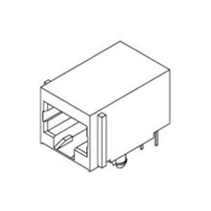 Molex 432498004 LO PRO R/A MODJACK . 432498004 Bus Aantal polen 8P8C 1 stuk(s)