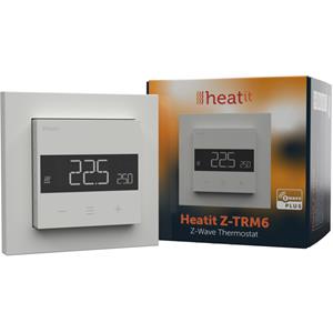 Heatit Z-TRM6 Z-Wave Thermostaat- Mat Zwart