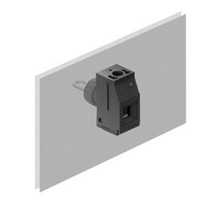 Weidmüller Doorvoerklem  VWGK 4 SW 1250650000 Zwart 50 stuk(s)