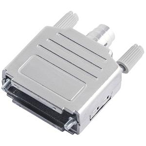 Encitech DPPK-M-09-K 6260-0105-01 D-sub behuizing Aantal polen: 9 Kunststof, gemetalliseerd 180 ° Zilver 1 stuk(s)