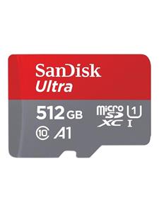 SanDisk MicroSDXC Ultra 512GB + SD-Adapter voor Chromebooks Micro SD-kaart
