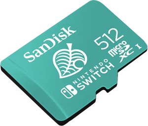 SanDisk MicroSDXC Extreme Gaming 512GB 100MB / 90mb Nintendo licensed Micro SD-kaart Groen