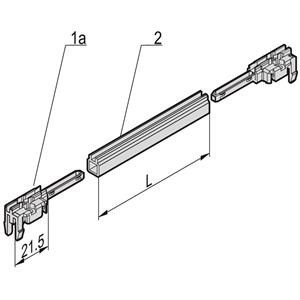 Schroff 24568381 Führungsschiene