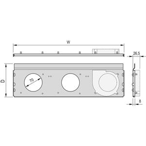 Schroff 24572405 Radiallüftereinheit 1St.