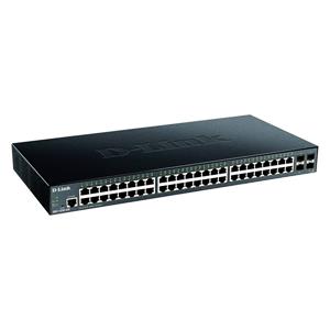 D-Link DGS-1250-52X/E Netwerk switch RJ45/SFP+ 48 + 4 poorten 176 Gbit/s