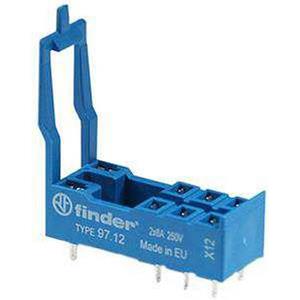 Finder 97.12 Relaissocket  46.52 (l x b x h) 33 x 12.4 x 38.6 mm 1 stuk(s)